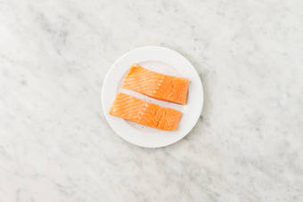 Cook the salmon