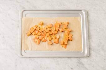 Roast the sweet potato