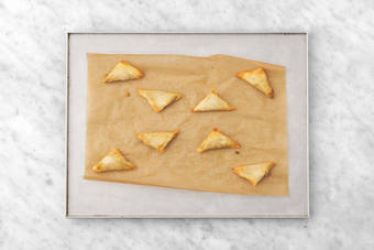 Les samossas sous le grill