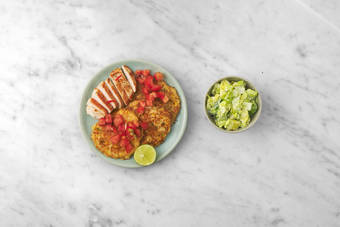 Hähnchen braten & Anrichten