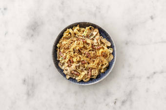 Bacon braten & Anrichten