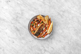 Lachs braten & anrichten