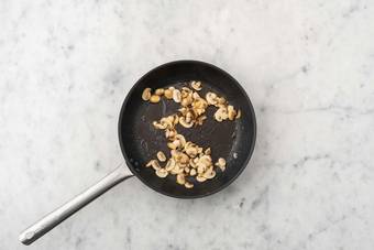 Prep and cook mushrooms