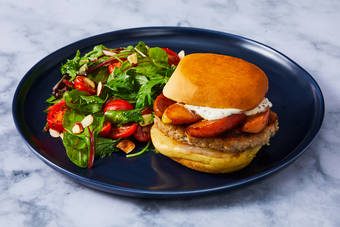 Toss salad and serve