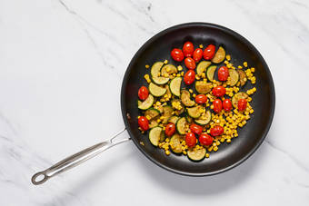 Prep and cook veggies