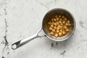 Prep and cook apple relish