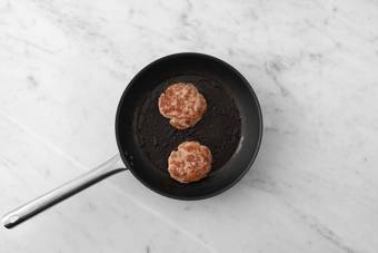 Assemble and cook patties