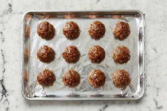 Form and roast meatballs