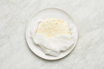 Make creamy pickle relish and warm tortillas