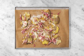 Lag knuste baconpoteter