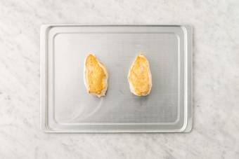 Prep and cook chicken