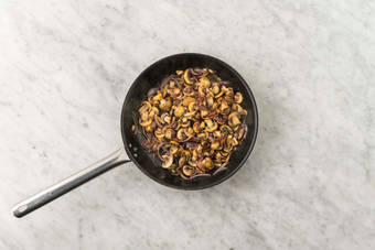 Stek svamp och purjolök