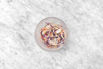 Prep the slaw & tortillas