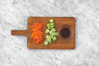 Get prepped & fry the eggs