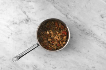 Cook the chicken & veggies