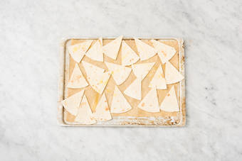 Bake the tortilla chips 