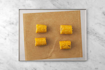 Roast the corn & bacon