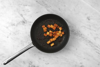 Cook the tofu