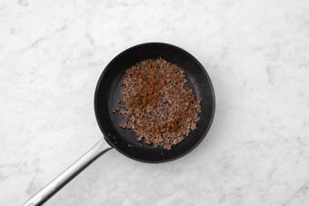 Steg hakket oksekød