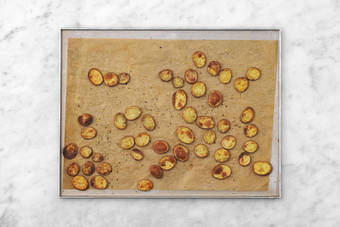 Prep and roast potatoes
