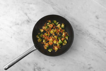 Verduras al fuego