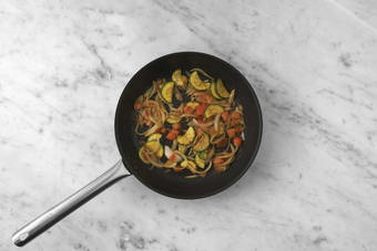 Verduras al fuego