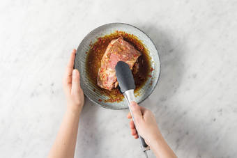 Fleisch marinieren