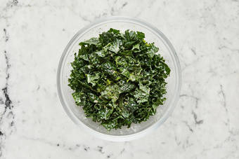 Make dressing and start salad