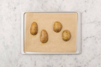 Bake the potatoes