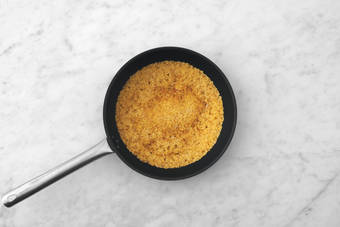 Le boulgour part en cuisson 