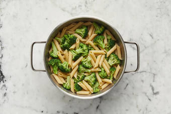 Prep and blanch broccoli