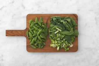 Cook sweet potatoes and prep