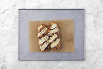 Les tartines au four