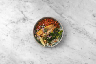 Fisch braten & Anrichten