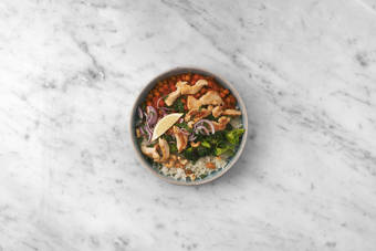 Hähnchen braten & Anrichten