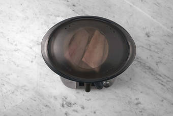 Dampfgaren & schneiden