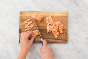 Für die Lachs Fish Cakes