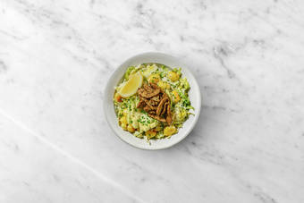 Schawarma braten & Anrichten