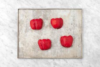 Roast pepper halves