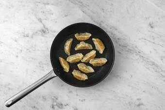 Fry the Vegetable Gyoza