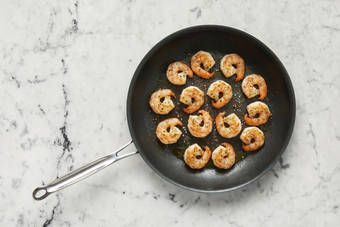 Prep and cook shrimp