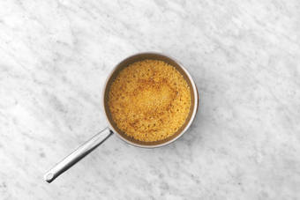 Le boulgour part en cuisson 