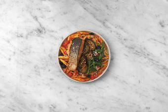 Lachs braten & Anrichten