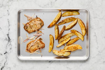 Roast pork with potatoes