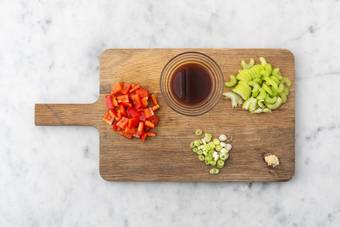 Prep and make sauce mixture