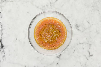 Finish prep and make dressing