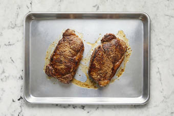 Finish cooking steak