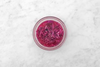 Pickle cabbage and  prep