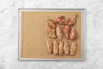 Alitas al horno