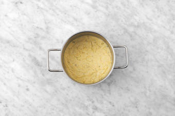 La polenta part en cuisson